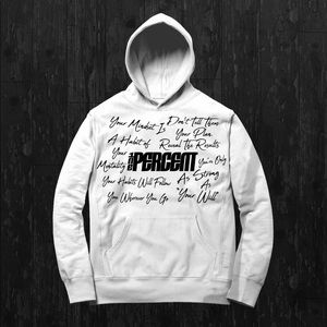 1NE Percent “Quotes To Live By Hoodie”